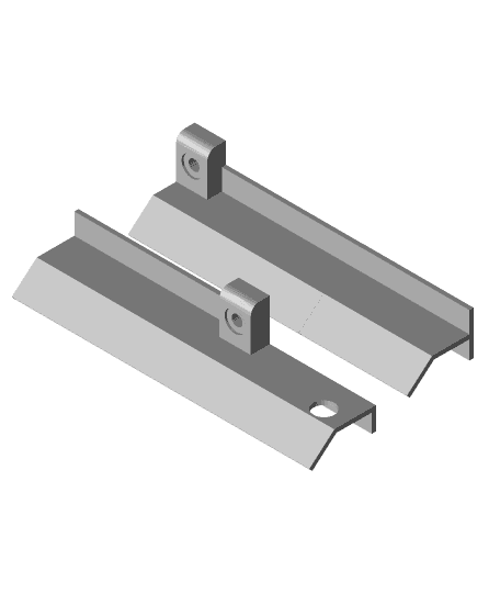 Ender 3 LED light rail 3d model