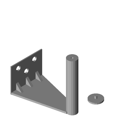 3D Design 3D Printer Filament Spool Holder. 3d model