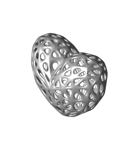 Voronoi Heart by ThinAir3D full viewable 3d model