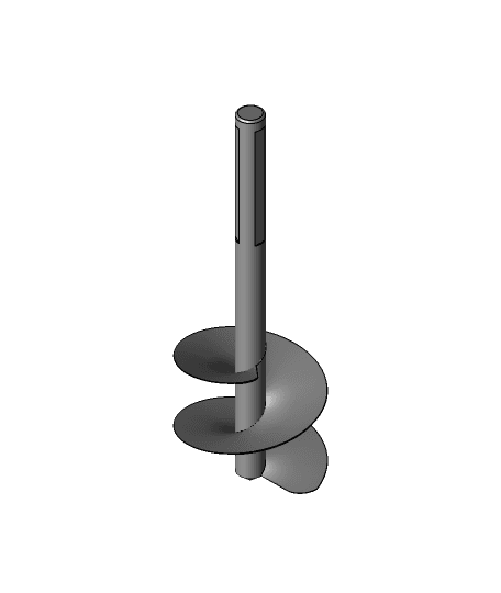 drilling tool for gardening  3d model