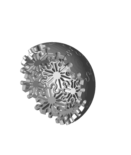 Snap Ball (Truncated Icosahedron)  by DaveMakesStuff full viewable 3d model