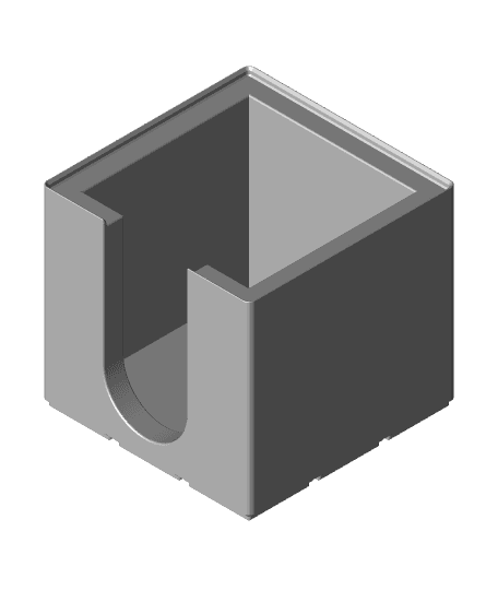 Gridfinity note paper holder 3d model