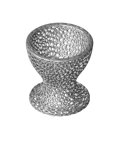 Egg Voronoi Stand.stl by 3DDesigner full viewable 3d model