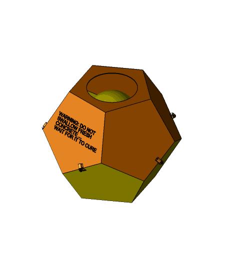Dodecahedron_Side_length_70_wall_thickness_3 3d model