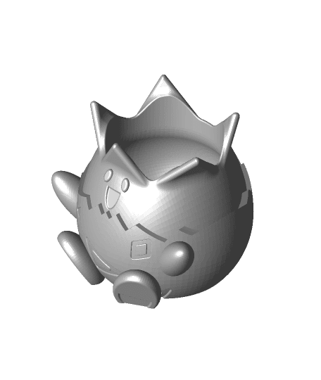 80mm Togepi Can Cup by Glytch3d full viewable 3d model