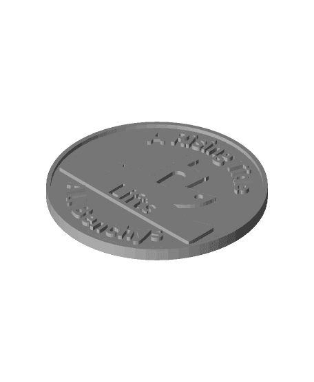 A Rising Tide Maker Coin 3d model
