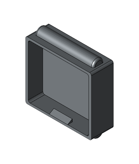 RasPi double USB SSD NAS connector cover 3d model