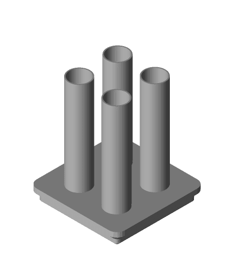 Gridfinity pipette holder small 1x1 3d model