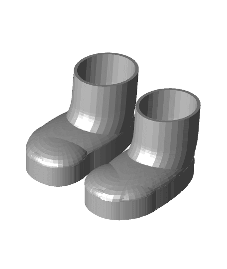 Baby Bootie Display - #Thangs100K - 6 to 12 - Months.stl 3d model