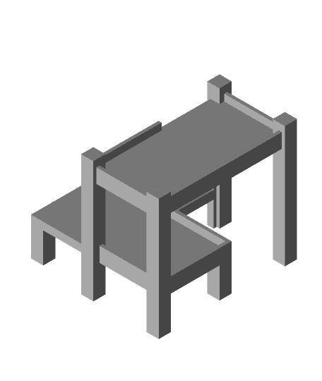 Playmobil bed bunk.stl 3d model