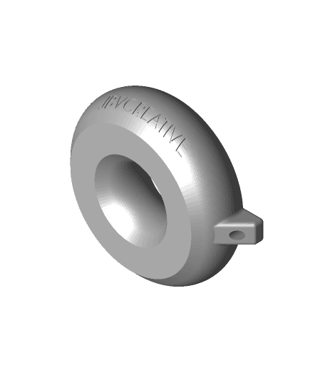 Donut Fidget (Keychain).STL 3d model