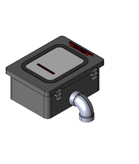 SWPR-Flux Capacitor_Capacitor Drive electrical connector 3d model