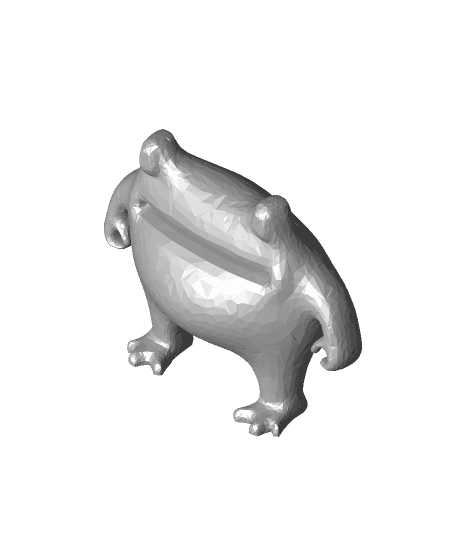 big booty frog 3d model