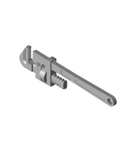 Pipe Wrench 3d model