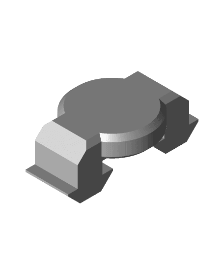 Slot-in magnet-mount for 40mm aliuminium extrusion 3d model
