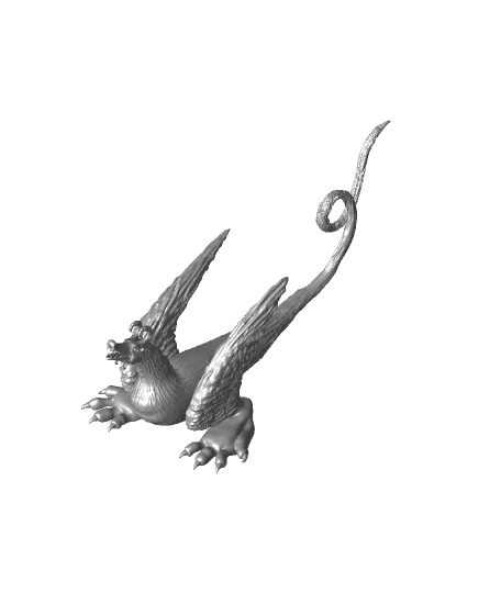 Big Footed Dutch Dragon from 1460 3d model