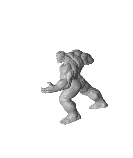 Hulk Statue Figure 3d model
