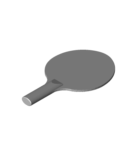 乒乓球拍.stl by Healer full viewable 3d model