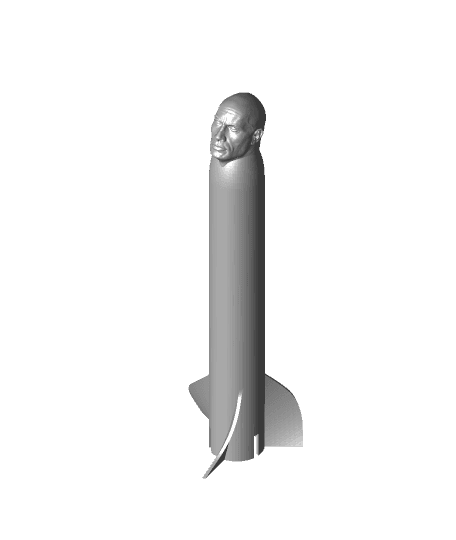 ROCK Stopmp Rocket Remix by Plastic 3D full viewable 3d model
