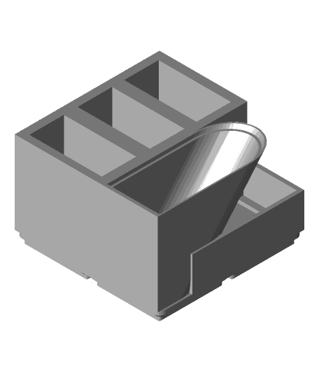 Gridfinity 3Doodler Holder + Filament Holder 3d model