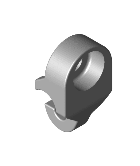 Spring Clip for Delta Printer Rods - 5 mm 3d model