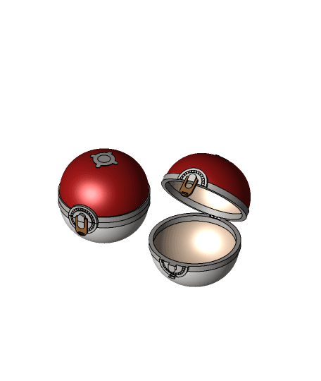 Poke ball 3d model