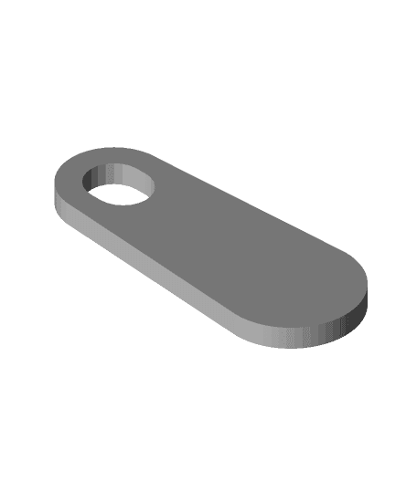 Zip Pull for Luggage 3d model