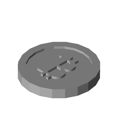 bitcoin by lbrown7 full viewable 3d model