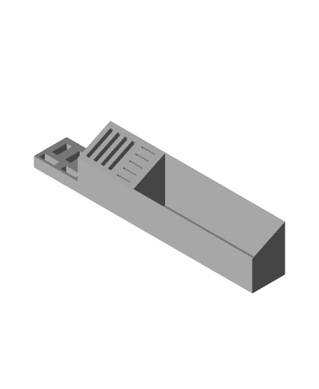 USB, Micro SD & SD Card Holder - BackToSchool - Desk Tidy 3d model