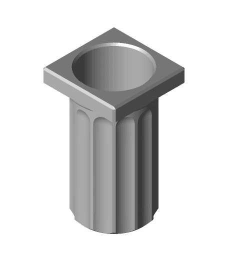 Doric Column - Can Holder (16oz) 3d model