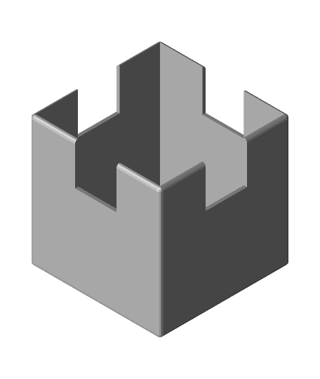 Rubik's Cube Display/Holder 3d model