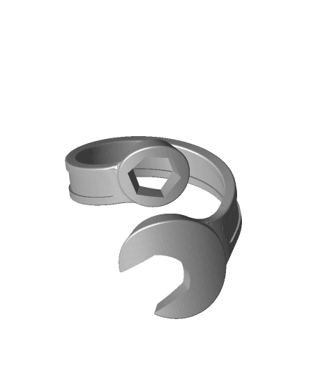  Spanner ring by Roboninja full viewable 3d model