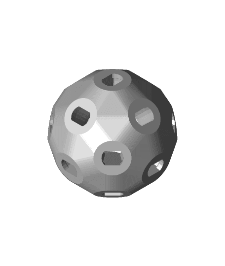 Customized Screwless Gear Sphere v2 3d model