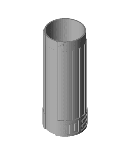 Nerf HYPR Tube AM.stl by alienmartian22 full viewable 3d model