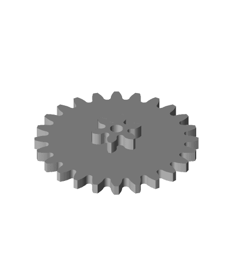 24 to 6 Gear - from Million Gear Reduction by MrExpert full viewable 3d model