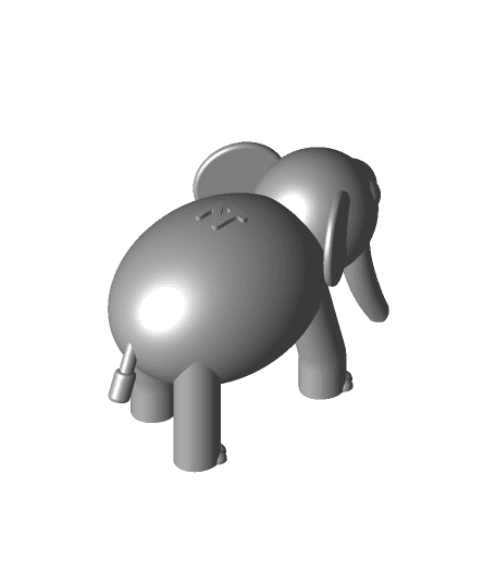 Elephant (NT Animals) 3d model