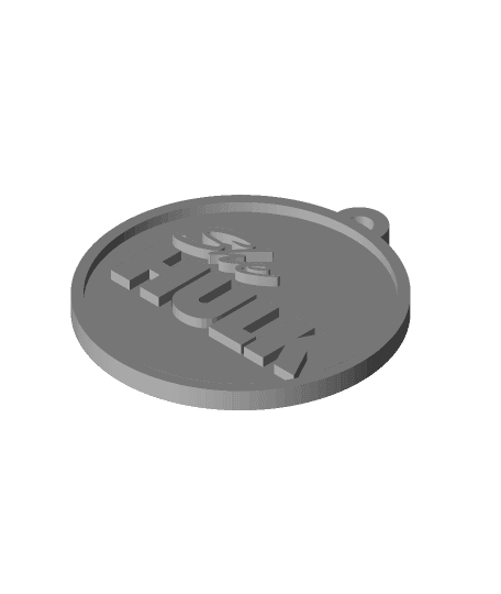 She Hulk Keychain by frikarte3D full viewable 3d model
