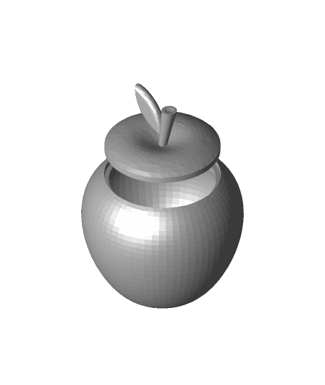 Apple Box with Lid 3d model
