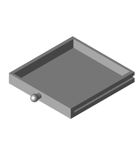 Small Table with Draw (Draw).stl 3d model