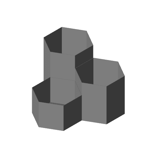 Stiftehalter Polygon #achnina 3d model
