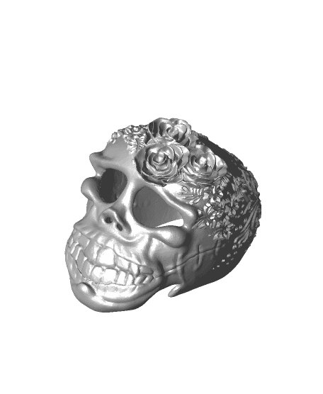Flower Skull 🌼🌸❀✿🌷 3d model