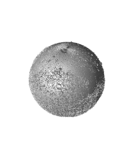 Mars Lithophane 125mm/12,5cm Diameter 3d model