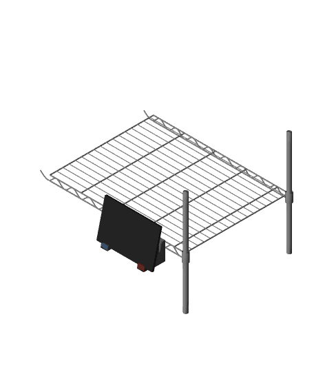 MobileDisplay Stand and Case 3d model