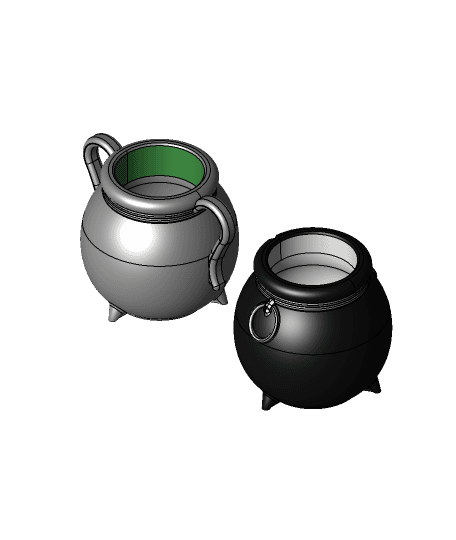 Can Cauldron - Mana Cana - 12oz Can Cup - Halloween Party Witches 3d model