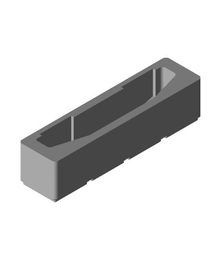 Gridfinity 1x4 GBA Holder 3d model