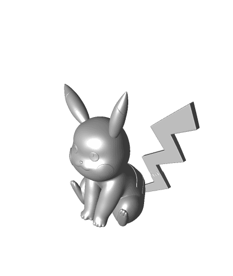 Pikachu (Pokemon) 3d model