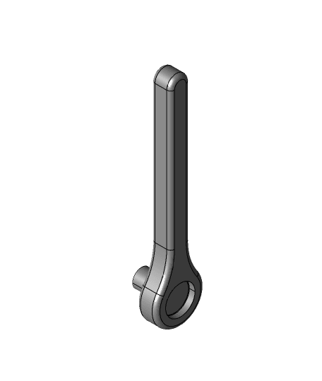 Freezer Key Wrench - 15x3 Magnet 3d model