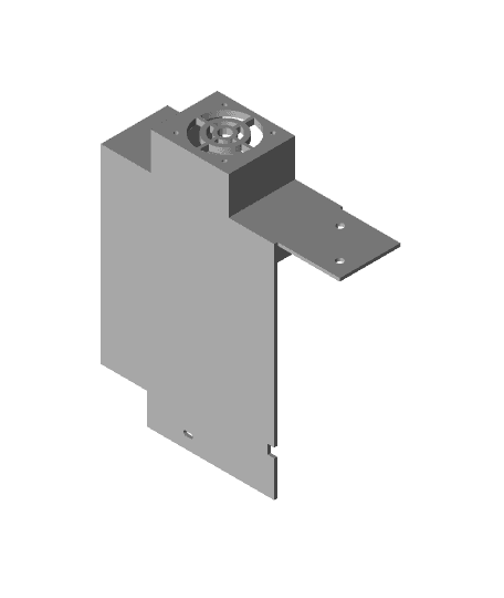 Ender 3 case for BigTreeTech SKR board - Bottom Case - 40 x 40 x 20.stl 3d model