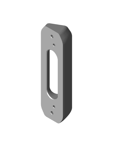 EZVIZ DB1C Wi-Fi Video Doorbell Plate 30° Angle.stl 3d model