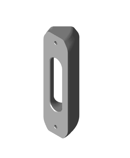 EZVIZ DB1C Wi-Fi Video Doorbell Plate 45° Angle.stl 3d model